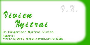 vivien nyitrai business card